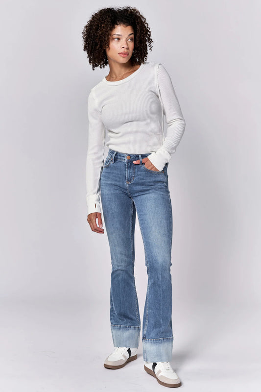 Jaxtyn Mid-rise Lagoon Jeans